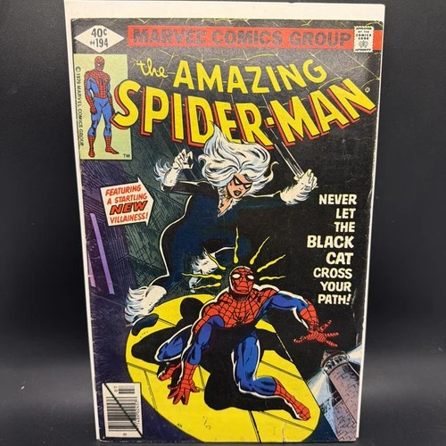 Marvel Comics The Amazing Spider-Man #194 Black Cat First Appearance 1979