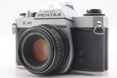 [Exc+4]  Pentax KM 35mm SLR Film Camera SMC Pentax M 50mm f2 From JAPAN