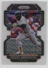 2022 Panini Prizm Tier II White Wave Prizm Rickey Henderson #157 HOF 04br