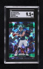 2024 Panini Prizm Fireworks Green Ice Caleb Williams #25 SGC 9.5 Mint+ 15ik