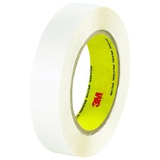 444-1inx36yd - Double Coated Polyester Tape - Clear - Pack of 36 