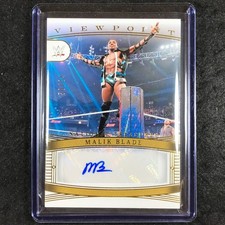 2024 National Treasures WWE MALIK BLADE Viewpoint Signatures Auto Gold 50/84