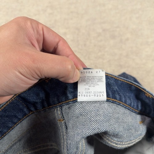 Vtg Levis 505 Jeans Mens *32x31* Blue Orange Tab Regular Fit Straight Leg 90s - Picture 15 of 15