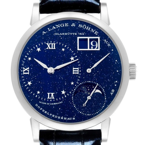 A. Lange & Sohne Little Lange 1 Moon Phase White Gold Watch 18...