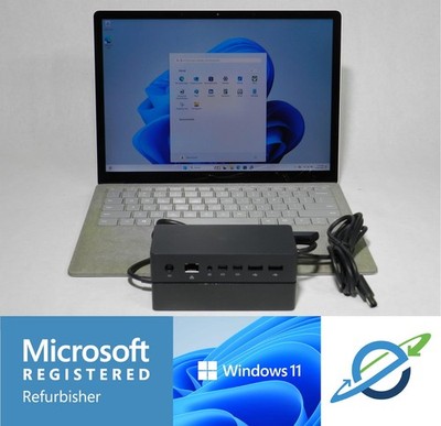 MICROSOFT SURFACE LAPTOP 2 | i5-8350U | 128GB SSD | 8GB | BH: 88% | w/ Dock 1