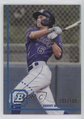 2022 Bowman Heritage Chrome Prospects Refractor 133/199 Benny Montgomery 1bs7