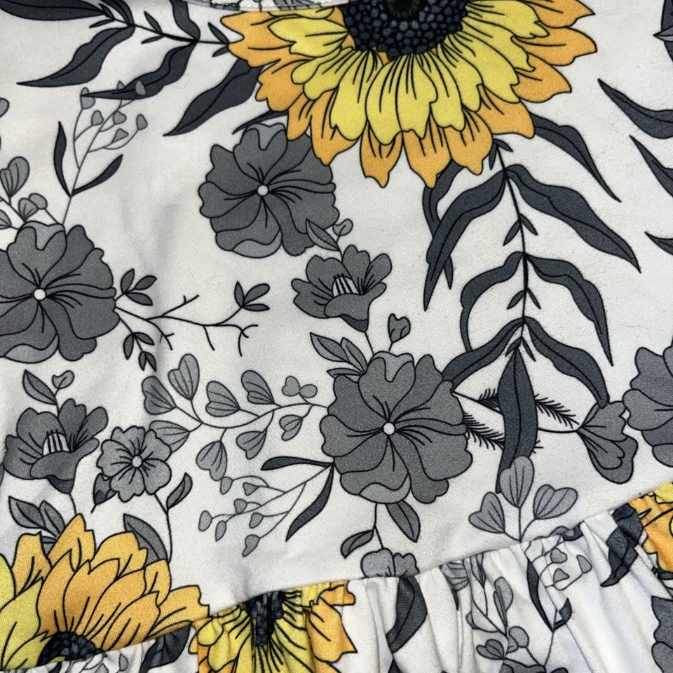 Vestido Boutique Niñas Floral Dalia Jardín Cottagecore 8 Flores Foto 3 de 4