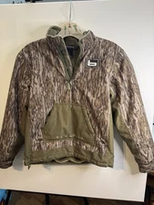 Banded Mossy Oak Jacket Sz Men Medium Stretchapeake Insulated 1/4 Zip Pullover