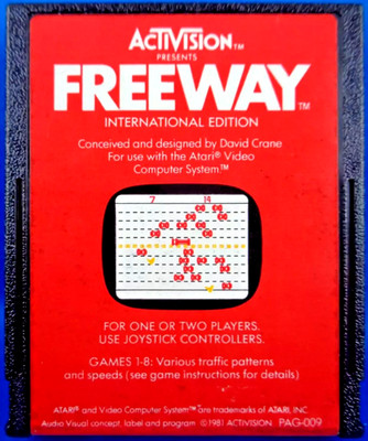 ATARI VCS 2600 -- FREEWAY (ACTIVISION)