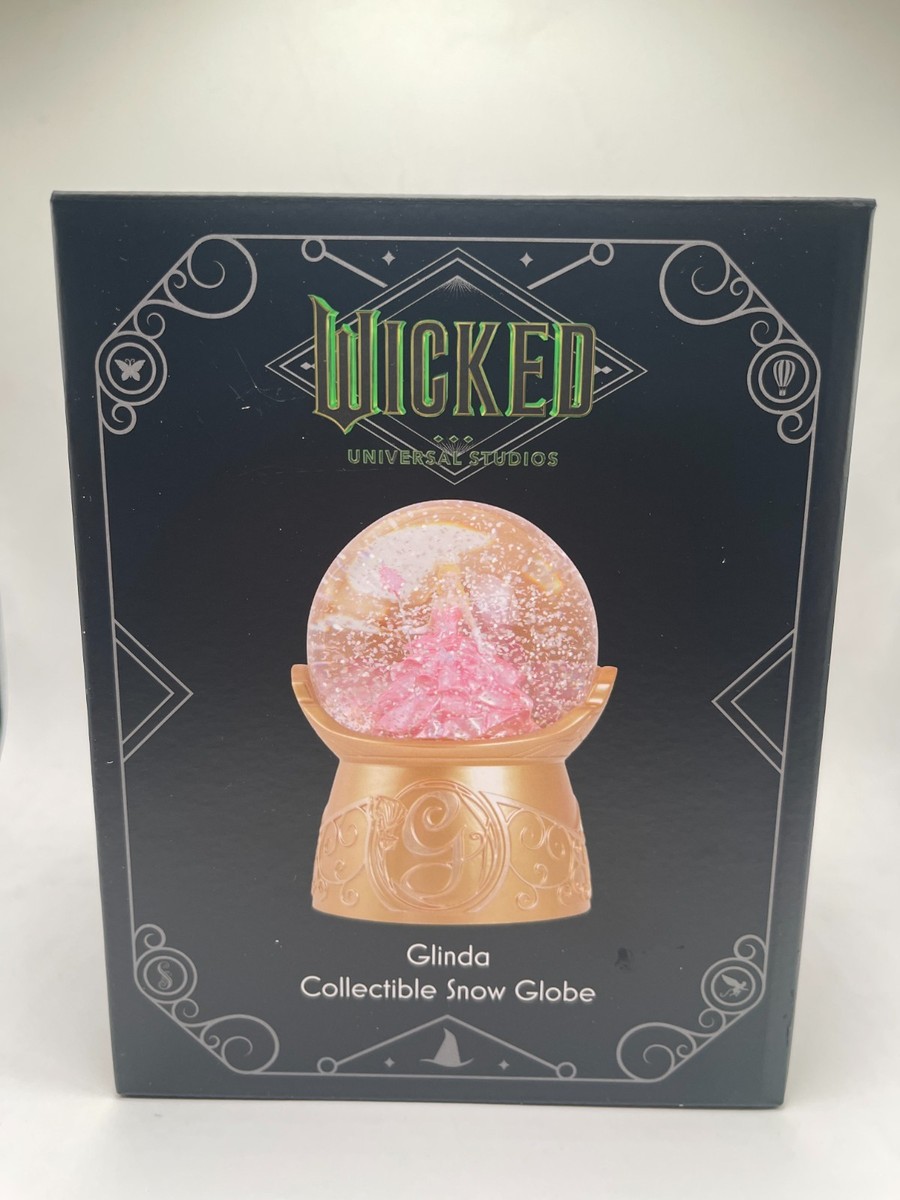 Universal Studios Wicked Complete Set of 3 Snow Globes Elphaba
