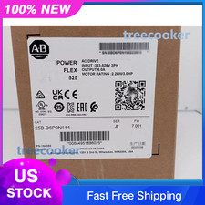 New Factory Sealed Allen-Bradley 25B-D6P0N114 PowerFlex 525 AC Drive US Free Tax