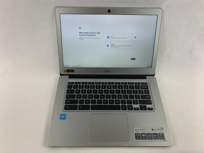 Acer CB3-431 Chromebook, Intel Celeron N3160 1.6GHz, 4GB RAM, 72% Battery