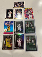 2025-26 Topps LeBron James 10 Card Lot Has Chrome & Blackout & Scan 