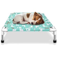 Indoor/Outdoor Small Dog Bed with Stainless Steel Frame