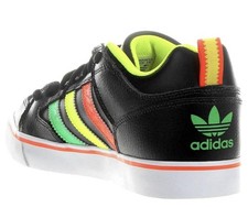 Adidas Rasta Original Varial II Low Shoes D68685 Black Trainers UK 10.5 New