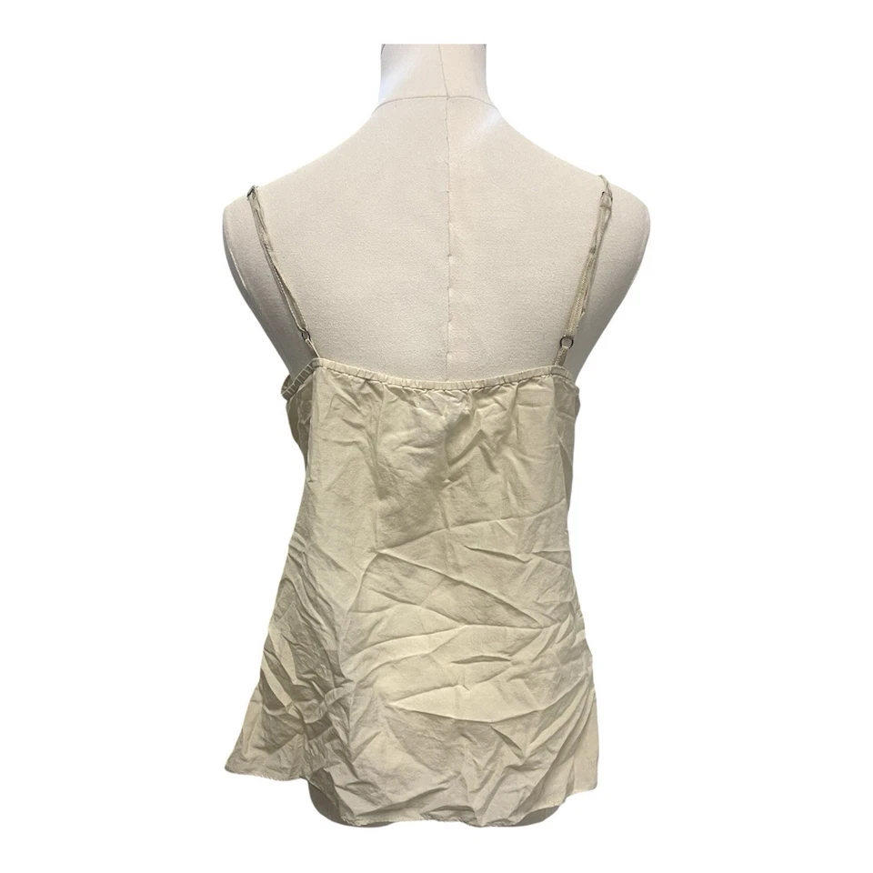 Camisola vintage de seda de algodón con cuentas Abercrombie & Fitch talla MEDIANA Y2K hada de los 90 Foto 4 de 4