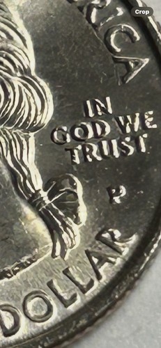 1999 P New Jersey State Quarter Error On Mint Mark & Rim (79) - Picture 6 of 8