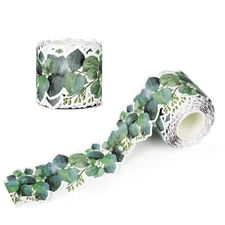 98ft Eucalyptus Die-Cut Border Trim for Bulletin Boards, Classroom, Photo Wal...