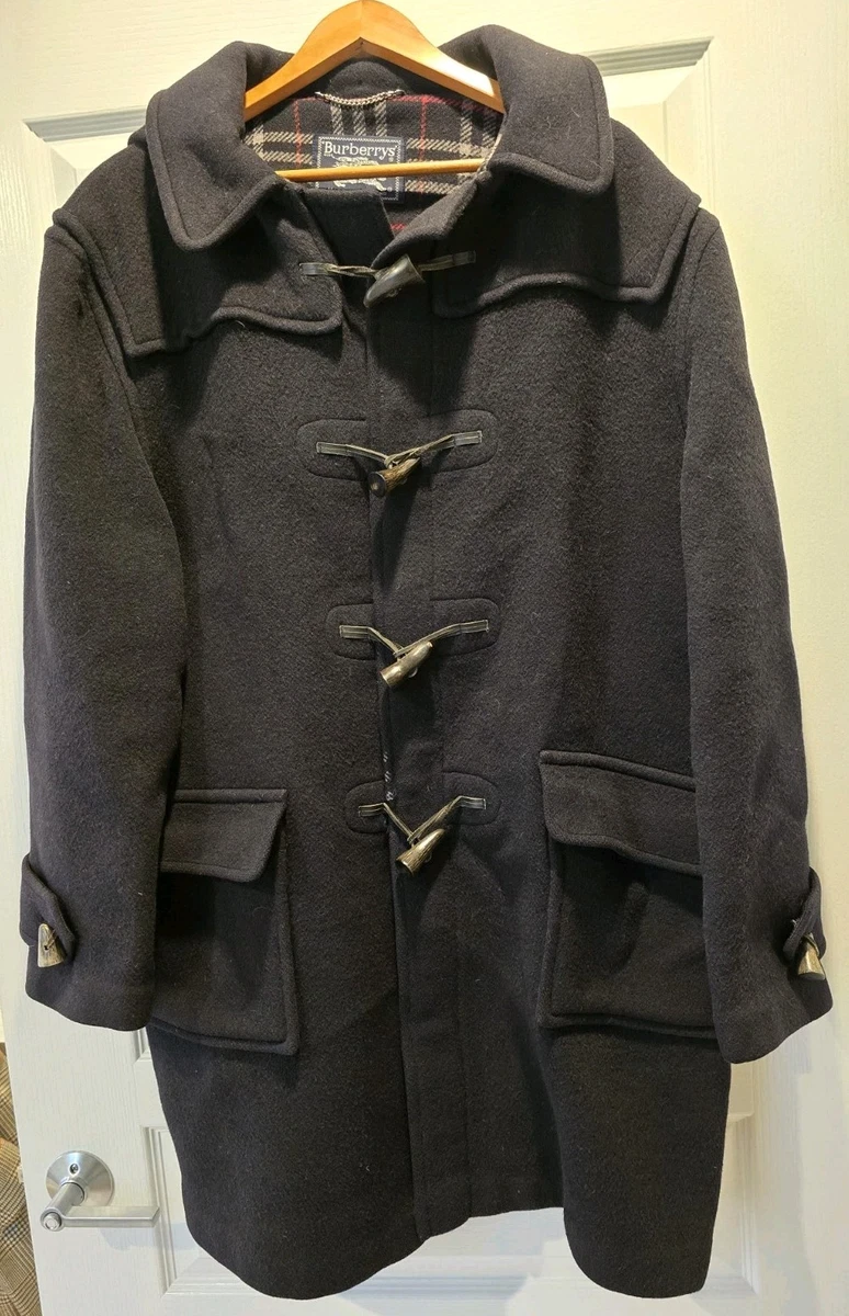 Burberry Wool Duffle Coat In Men's Coats & Jackets for sale - eBay