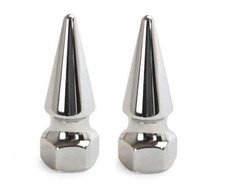 Colony Chrome Pike Nuts (Pair) fit 1/4" -20 UNC Imperial Bolt