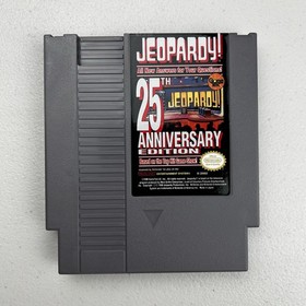 Jeopardy 25th Anniversary Ed NES Nintendo Entertainment System, 1990 Tested