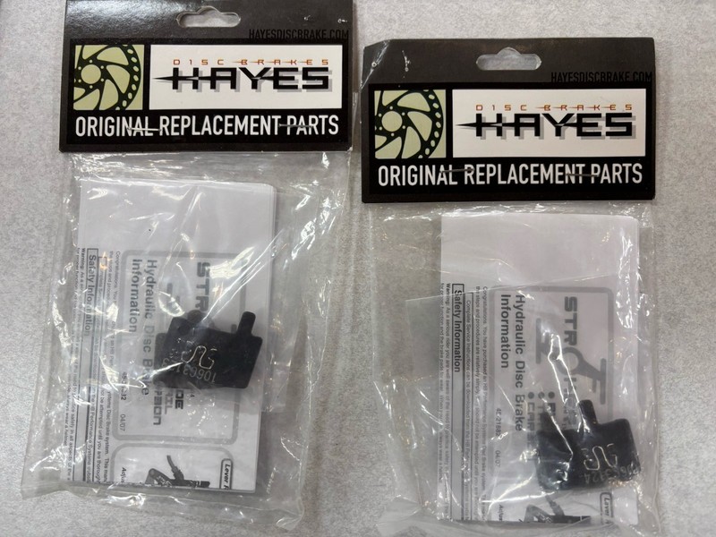 NOS Hayes Stroker Trail Carbon/Sintered Disc Brake Pads; 2 Sets
