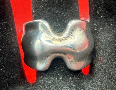 RLM Studio Robert Lee Morris Sterling Silver Bow Modernist Ring Sz 7.5