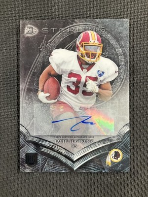 2014 Bowman Sterling #BSA-LS Lache Seastrunk Washington Redskins RC AUTO
