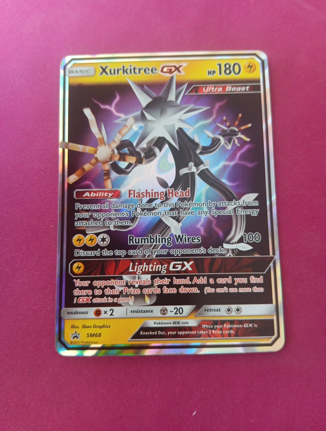 Xurkitree GX SM68 Pokemon Card Pokémon TCG Pokemon Promo