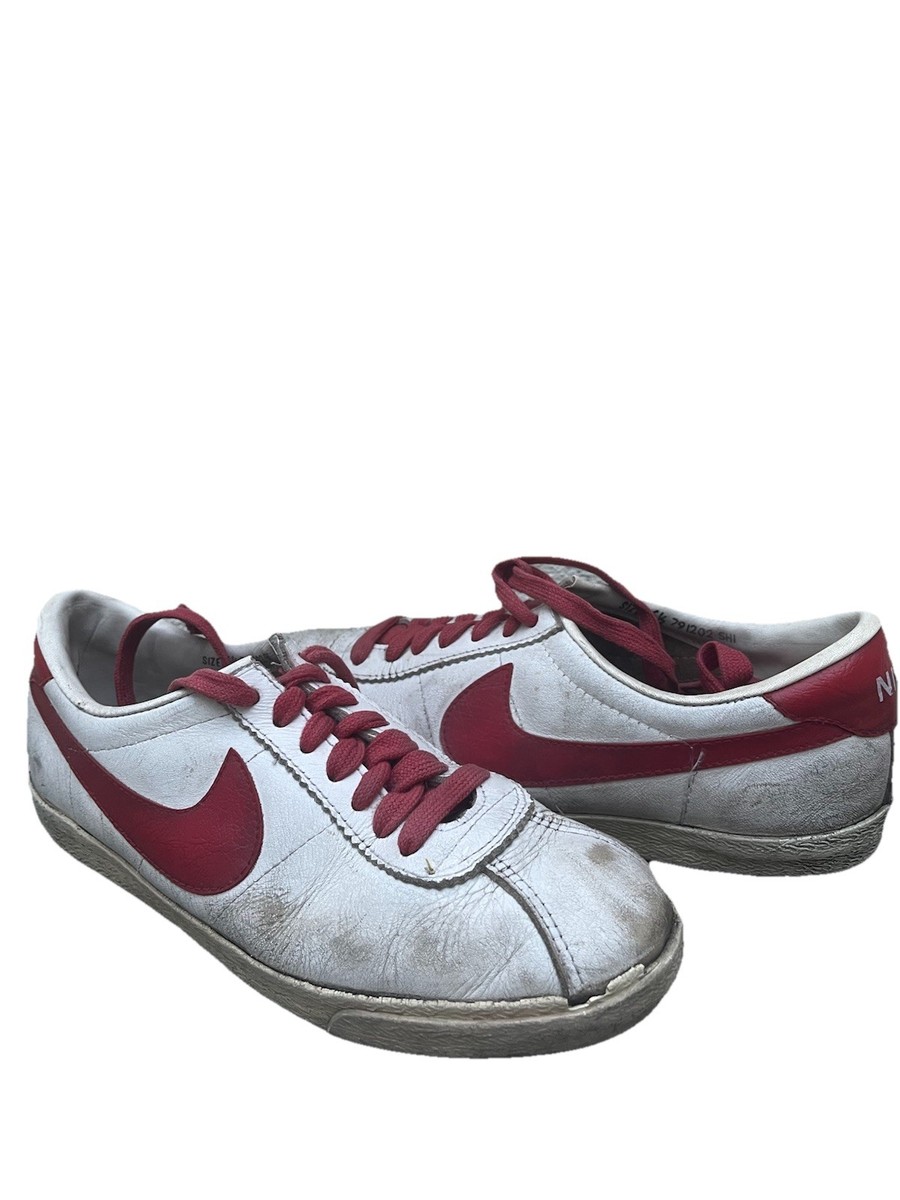 Vintage 1980 Nike Bruin Marty McFly Back to the Future White-Red