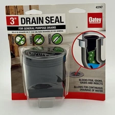 Oatey 3 in. D Plastic General Purpose Floor Drain Seal 3" Inch Odors Insects