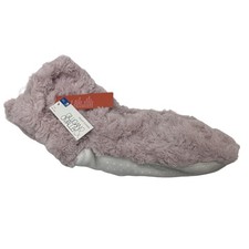 Gilligan  O'Malley Slipper Bootie Womens Size 8-10 Pink Faux Fur Non Skid NWT