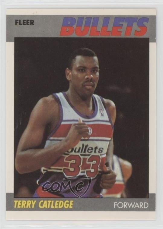 1987-88 Fleer Terry Catledge #18 Rookie RC