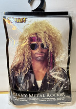 heavy metal rocker adult wig nip