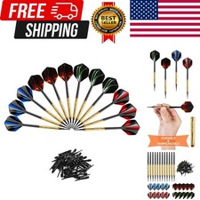 12 Pcs Darts Plastic Tip, Soft Tip Darts Set, 14G Plastic Tipped Dart, Attach Ex