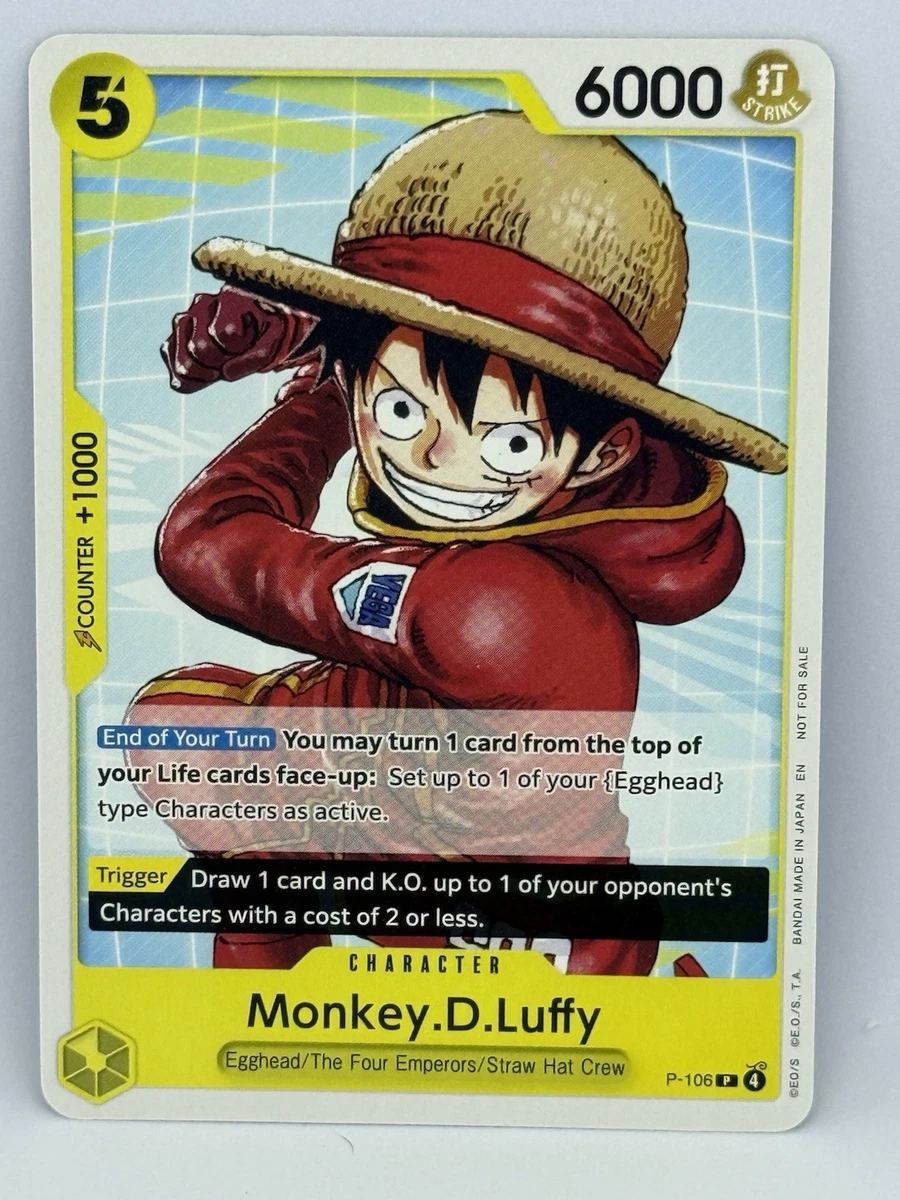 【CGC10】モンキー・D・ルフィ P-106 Monkey.D.Luffy P-106 One Piece Promotion Cards for sale | eBay
