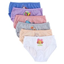 Mamia Girl's Cotton Animal Days of the Week Bikini Panty 6 Pack