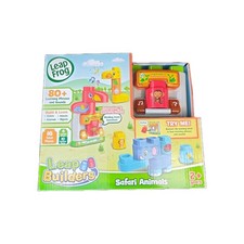 Leap Frog Safari Animals Playset Leap Builders Interactive Learning Blocks Set