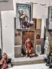 Custom Star Wars TVC Coruscant Underworld Building Playset diorama 3.75