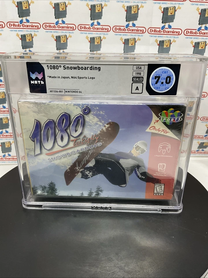 1080 Snowboarding Nintendo *RARE N64 Sports LOGO* New Sealed VGA WATA CGC pop 5 - Image 4 of 4