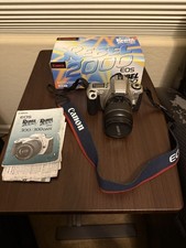 Canon Rebel 2000 Film Camera with 28-80mm Auto Focus Zoom Lens Original Box