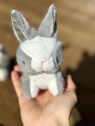 Bunny Plushies, Bunny Stuffed Animal, Soft Bunny Stuffed Animal, Keychain, Mini - Picture 6 of 7