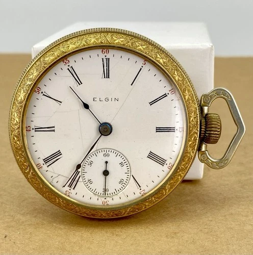 Antique Elgin Grade 335 18s 17j Pocket Watch - 1905 - FOR PARTS/REPAIR