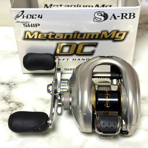 Excellent Shimano 08 Metanium Mg DC Left Handle Baitcasting Reel With