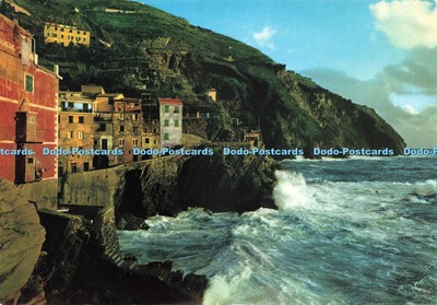 D244995 Le Cinque Terre Riomaggiore Sea Storm M Ginocchio