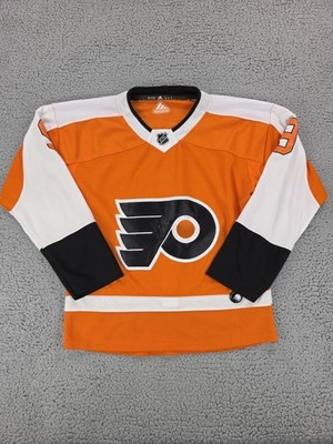 Philadelphia Flyers Jersey Mens 46 Orange NHL Hockey Provorov 9 Adidas