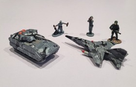 Military Micromachines Night Attack Playset Complete & Boxed With Instructions