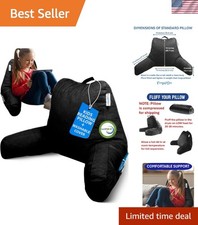 Versatile Bed Wedge Reading Pillow for Comfort and Relief from GERD - 18"x14"