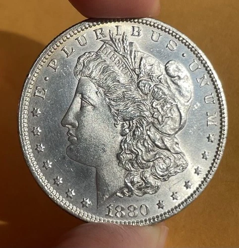 1880 Silver Morgan, 90% Silver, Uncirculated