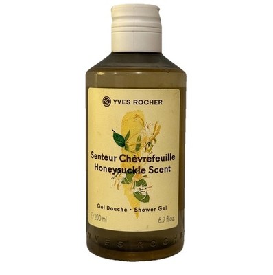 Yves Rocher Perfumed Gel Douche Shower Gel Honeysuckle Scent New 6.7oz